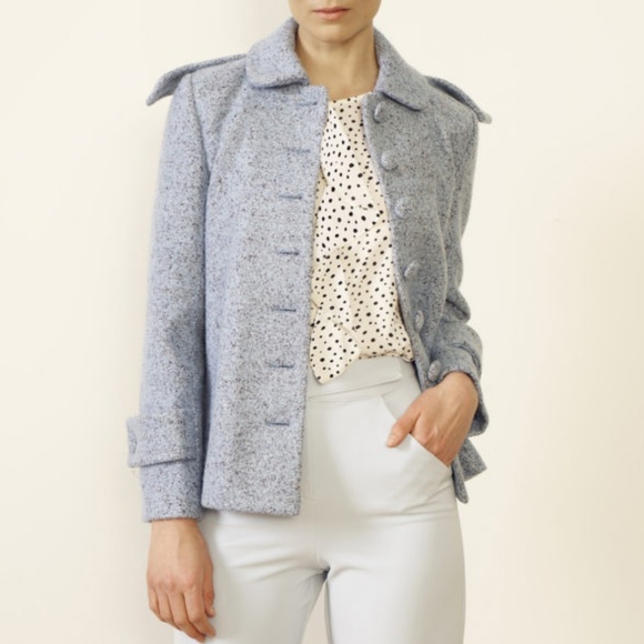 Paper Crown Edinburgh Coat - Blue - Picture 1 of 6